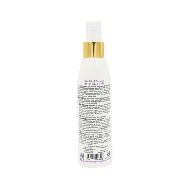 Fake Bake® Flawless - samoopalacz w płynie z rękawicą do aplikacji o wartości 39zł w zestawie (177ml)