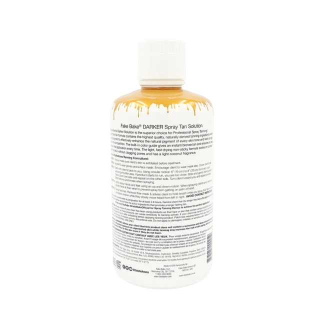 DARKER (946ml) – profesjonalny płyn do opalania natryskowego do każdej karnacji