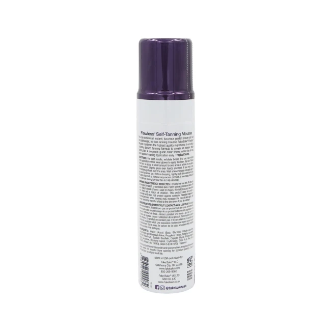 Fake Bake® Flawless Mousse - samoopalacz w piance z rękawicą do aplikacji o wartości 39zł w zestawie (198ml)